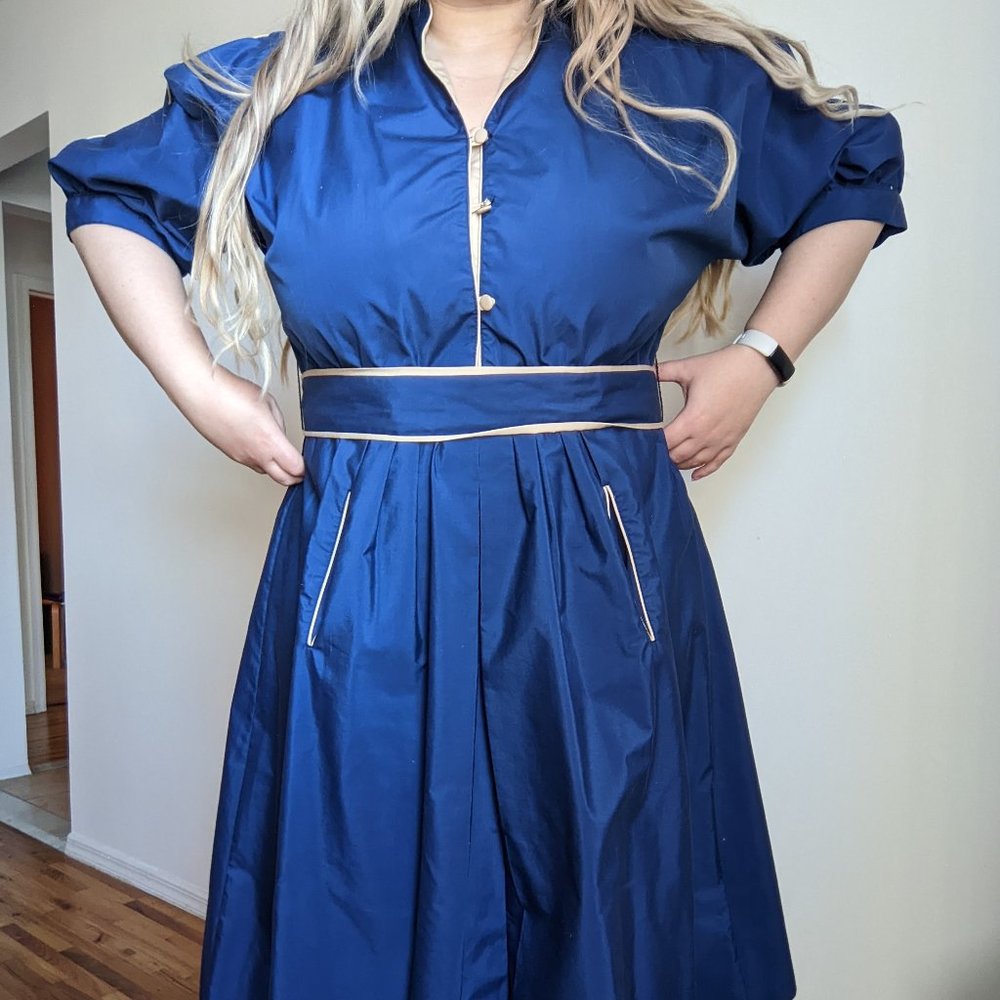 Vintage 80s A-Line Dress